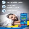 Sleep – Melatonin 5mg with L-Theanine Sleep Strips. Berry Flavor. Sugar Free, Gluten Free, Sleep Aid Supplement for Adults. Made in an FDA-Registered Facility in The USA. 30 pk - Image 2