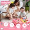 Toddler Busy Board，Montessori Toddler Busy Book，Toys For 3 Year Old Girl Birthday Gift，Sensory Bins Toys，Learning Toys，Preschool Learning Activities Book Airplane Travel Essential Kid Toys - Image 6