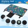 Toddler Airplane Bed, Airplane Seat Extender for Kids, Toddler Airplane Travel Essentials, No installation required,portable toddler bed,Waterproof & Tearproof Material - Storage Bag Included, - Image 3
