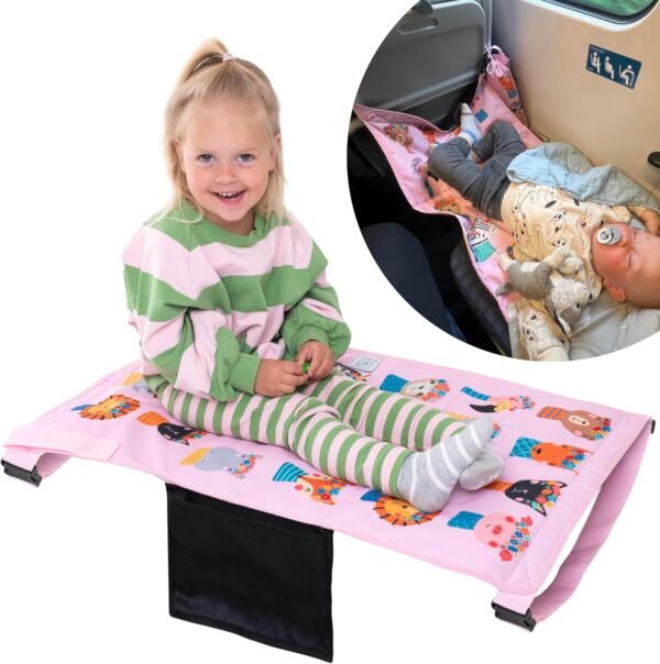 Airplane Seat Extender for Kids & Airplane Kids Bed - Toddler Airplane Bed & Baby Airplane Bed - Toddler Travel Essential I Kids Travel Essentials - Up to 4 Years of Age