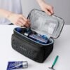 BAGSMART Toiletry Bag for Men, Wide Opening Travel Bag for Toiletries, Dopp Kit Water Resistant Shaving Hygiene Bag for Bathroom Shower, Toiletries Accessories,Travel Essentials-Gray - Image 7