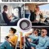 Travel Pillow, Neck Pillow Travel, Memory Foam Neck Pillow Travel Neck Pillow for Traveling, Neck Support Travel Pillows for Long Flights, Neck Travel Pillows for Airplanes, Pink - Image 5