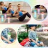 Mifoci 20 Pieces Water Bottle Bulk 17 oz Plastic Water Bottles Bulk Sport Drink Bottles with Handle Strap Lightweight Leakproof for Party Outdoor Children School Classroom - Image 4