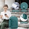 Travel Backpack for Women,United Airlines Carry on bags Travel Bag Flight Approved, with USB Charging Port, Waterproof Travel Essentials, Forest Green - Image 6