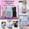 ZHANAO Rolling Backpack Luggage BookBag with Wheels Trolley Bag Wheeled Travel Backpack for Girls & Boys Trolley Bag - Image 6