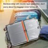 3PCS Waterproof Luggage Protective Cover with Colorful Straps Clear Suitcase Cover Protectors PVC Transparent Travel Dustproof Luggage Sleeve Protector(20 Inches, 24 Inches, 28 Inches) - Image 7