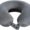 Travel Neck Pillow, Top Memory Foam Pillow for Head Support, Ideal for Airplanes, Cars, and Home Recliners, Adjustable and Soft (Grey) - Image 2