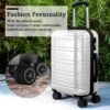TOYMIS 8pcs Luggage Wheel Covers, Portable Suitcase Wheel Protector Covers Colorful Silicone Luggage Wheel Covers Luggage Spinner Wheel Covers for Most 8 Caster Luggage Accessories(black) - Image 4