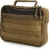 SMONT Toiletry Bag Travel Toiletry Bag for Men Tactical Toiletry Bag Men's Hanging Toiletry Bag Small Toiletry Bag Hanging Dopp Kit Shaving Suitable Shaving Bag Bathroom Bag Hygiene Bag Brown - Image 8
