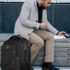 MATEIN Extra Large Business Travel Anti Theft Laptop Backpack, 18 Inch TSA Airline Approved Carryon Backpack for Women Men, Work Bag with USB Port and Luggage Strap, Black - Image 7