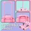 Disney Stitch Foldable Suitcase for Girls - Minnie Mouse Wheeled Cabin Bag with Handle for Travel - Image 3