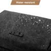 BAGSMART Toiletry Bag for Men, Canvas Travel Toiletry Organizer Dopp Kit Water-resistant Shaving Bag for Toiletries Accessories,Black-Medium - Image 5