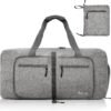 Dimayar 65L/85L/115L Travel Duffle Bag for Men,Foldable Travel Duffel Bag with Shoes Compartment Overnight Bag for Men Women