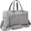 BAGSMART Weekender Bags for Women, Travel Duffle Overnight Bag Personal Item Bag with Shoe Bag for Travel Essentials
