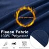 Travel Blanket Airplane Compact with Bag, Plane Blanket Throw Lightweight Fleece Fall Blankets and Throws for Traveling Car Long Flight Sofa, 50 x 60 Inches Navy Blue - Image 4