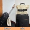Travel Belt for Luggage Over Handle - Heavy-Duty Adjustable Luaggage Strap for Add a Bag to Carry On Suitcase - Hands-Free for Airport Trip(Storage Bag Included) - Image 5