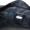 Kenneth Cole REACTION Port Stanley Duffel Pebbled Vegan Leather Carry On Shoulder Duffle Travel Bag, Black, 15" Laptop - Image 4