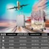 Luggage covers,Suitcase Covers for Luggage Tsa Approved, Elastic Washable Travel Luggage Cover Baggage Protector Wraps for Suitcase (S :18-20 Inch)- Bible Verse Glitter Sparkle - Image 6