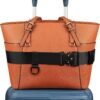 Travel Belt for Luggage Over Handle, Stylish & Adjustable Add a Bag Luggage Strap for Carry On Bag - Airport Travel Accessories for Women & Men