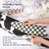 Stuffable Travel Pillows, Travel Pillows for Airplanes, Portable Soft Self-Fillable Travel Neck Pillows, Comes with Storage Bag Perfect Travel for Plane or Car (Pillow Cover Only, No Filler) - Image 3