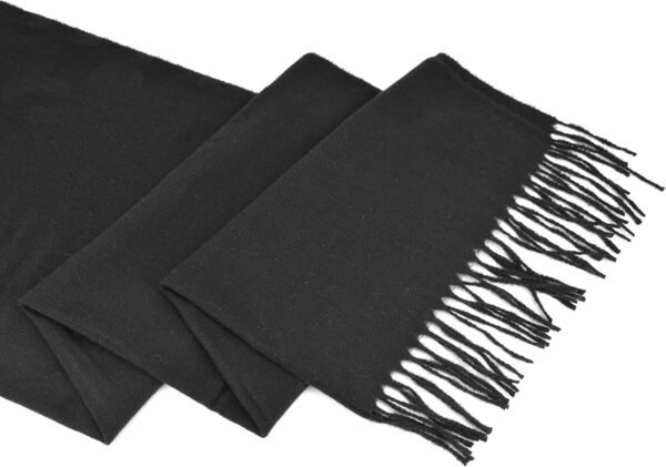 EINSKEY Pashmina Shawls Wraps, 2-Pack Womens Large Scarf Winter Warm Blanket Cashmere Feel Wool Blend Tassel Scarves - Image 8