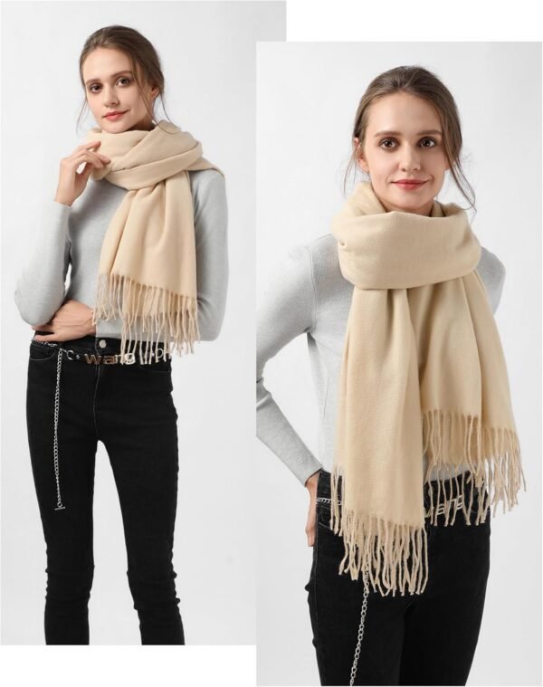 Scarfs for Women - Winter Scarf for Women Cold Weather Soft Pashmina Shawls and Wraps Scarves for Women - Image 2