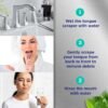 GuruNanda Stainless Steel Tongue Scraper (Pack of 2), Fight Bad Breath, Medical Grade 100% Stainless Steel Tongue Cleaner, Tongue Scraper For Adults and Kids, Great For Oral Care, Travel Friendly - Image 5