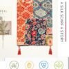 GUZOSJO Women's Boho Cotton Hemp Lightweight Floral Printed Scarf Long Shawl Wrap Scarf Head Shawl for Fall Spring - Image 3
