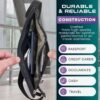 Travel Money Belt & Passport Holder - RFID Blocking Slim Travel Wallet & Fanny Pack for Men and Women - Essential Travel Pouch for Cash, Credit Cards, and Documents - Image 6