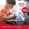 Lusso Gear Kids Tray Table Cover with Pockets - Airplane Travel Essentials for Babies, Toddlers, Adults - Travel Tray for Kids on Plane or Train - Airplane Must Haves and Flying Essentials - Airplanes - Image 2