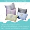 Commollis Travel Blanket Airplane Compact - 2 in 1 Airplane Travel Accessory, from Airplane Blanket to Travel Pillow, with Luggage Strap, Soft Handles and Security Pockets - Image 8