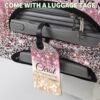 Luggage Covers for Suitcase TSA Approved,Elastic Washable Suitcase Cover Protector, I can do all things through christ Luggage Cover Sleeve Wrap for 19/ 20/ 21 Inches Suitcase Travel Accessories - Image 5