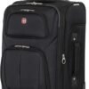 SwissGear Sion Softside Expandable Luggage, Black, Carry-On 21-Inch