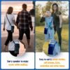 Water Bottle Holder with Strap, Premium Water Bottle Carrier with Strap Easy Clean, Light Water Bottle Carrier Bag, Water Bottle Holder with Pocket for Hiking, Walking, Travel - Image 5