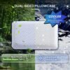 Travel & Camping Cooling Memory Foam Pillow for Backpacking&Airplanes,Small Pillow for Hiking&Car Sleeping with Washable Bamboo Rayon Cover Dual-Sided & Portable Bag,Compressible Compact,Waterproof - Image 5