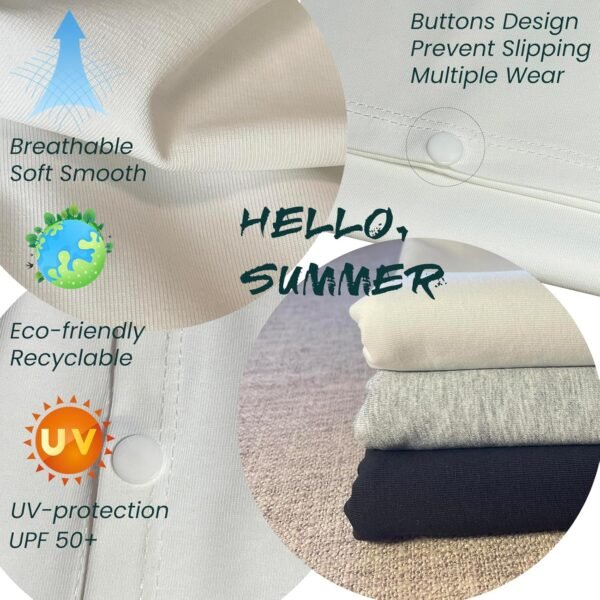 UPF50+ Sun Protection Scarf for Women Travel Shawl Wraps Thin Lap Blanket Outdoor Pashmina Shawls Summer Gift - Image 7