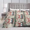 (Christmas Gnomes) Print Fall Throw Blanket Personalized Soft Flannel Blanket for Bed Couch Sofa, Blanket for Lightweight Fuzzy Cozy Blankets for Travel Office Home 40"X30" - Image 6