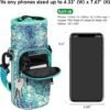 CaseBot Water Bottle Carrier Bag Sling Case, Sports Water Bottle Pouch Holder Sleeve with Adjustable Shoulder Hand Strap and 2 Pockets for Men Women Hiking Camping Travelling - Image 4