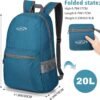 G4Free 20L Lightweight Packable Backpack Travel Hiking Daypack Foldable Backpack for Men Women - Image 2