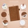 Legend Vintage Travel Journal – Traveling Diary & Photo Album for Men, Women & Family with Bucket List – Vacation Essentials (Brown) - Image 2