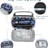 BAGSMART Toiletry Bag for Men, Wide Opening Travel Bag for Toiletries, Dopp Kit Water Resistant Shaving Hygiene Bag for Bathroom Shower, Toiletries Accessories,Travel Essentials-Gray - Image 2