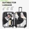 ALL INCLUDED 10 Set Sturdy Packing Cubes for Suitcases,OlarHike Travel Essentials,UPGRADED Anti-Tear Stitching, NEW Improved Luggage Packing Organizers for Travel Accessories(Black) - Image 7