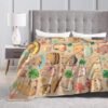 Capybara Gifts Blanket Bed Throw Blanket Soft Lightweight Cozy Warm Blankets for Kids Teens Men Women - Image 4