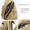 KL928 PU Leather Sling Bag - Small Crossbody Backpack Shoulder Casual Daypack Rucksack for Men Women - Image 3