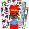Spiderman Travel Blanket and Pillow Set - Bundle with Spiderman Blanket, Pillow, Stickers, More | Spiderman Travel Accessories for Kids - Image 5