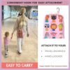 Airplane Seat Extender for Kids & Airplane Kids Bed - Toddler Airplane Bed & Baby Airplane Bed - Toddler Travel Essential I Kids Travel Essentials - Up to 4 Years of Age - Image 8