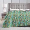 (Chihuahua Dog Pineapple) Print Fall Throw Blanket Personalized Soft Flannel Blanket for Bed Couch Sofa, Blanket for Lightweight Fuzzy Cozy Blankets for Travel Office Home 50"X40" - Image 6