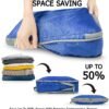 Storage Master Compression Packing Cubes Travel Accessories Packing Organizers Compression Bags for Travel, Travel Essentials Compression Cubes for Luggage Suitcases (Blue) - Image 2