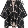 Moss Rose Women's Shawl Wrap Poncho Ruana Cape Open Front Cardigan Shawls for Fall Winter - Image 3