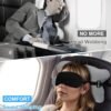 Travel Pillows for Airplanes, Neck Pillow for Sleeping Airplane Pillow with Eye Mask Memory Foam Travel Neck Pillows for Traveling Long Flights Road Trip Car Headrest - Stops Head Bobbing - Image 2
